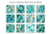 Teal & Gold Glitter Textures, a Texture Graphic by Artful Assets Boutique (Thumbnail 2 of 4)