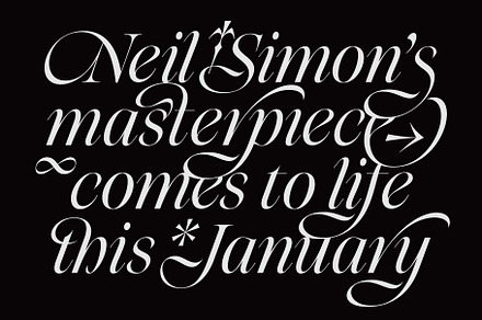 Niven Italic, a Font by Simon Walker