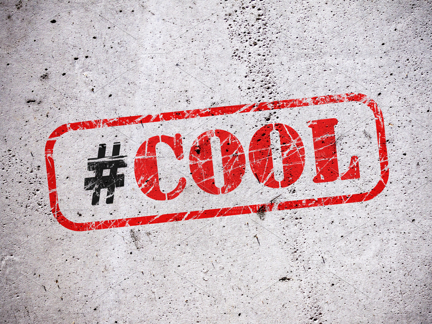 Cool hashtag on the wall, an Arts & Entertainment Photo by BOOCYS