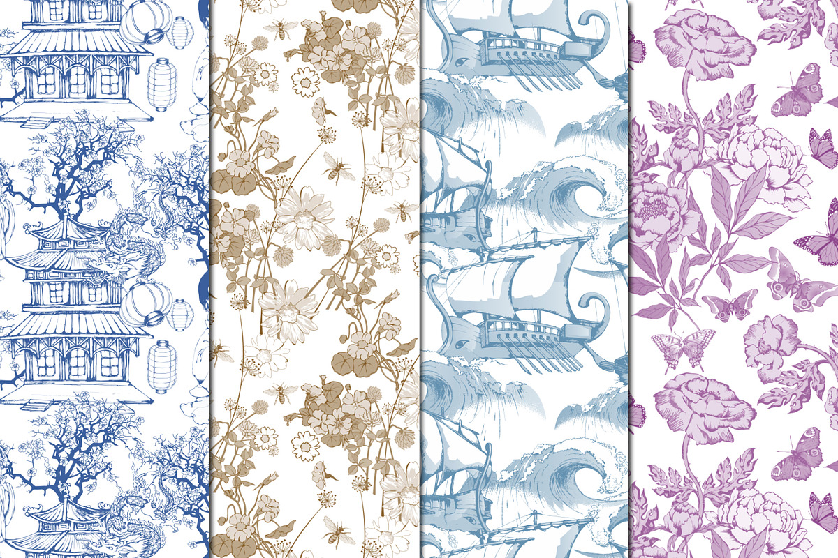 Style Toile de Jouy, a Pattern Graphic by Designs by Helen Trupak (Photo 5 of 5)