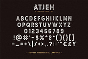 Atjeh - A Traditional Vintage Font, a Sans Serif Font by Graphicfresh (Thumbnail 5 of 6)