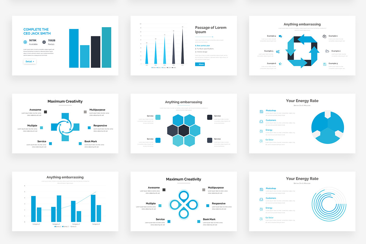 Active Powerpoint Bundle FULL IMAGES, a Presentation Template by One Percent Studio (Photo 11 of 30)