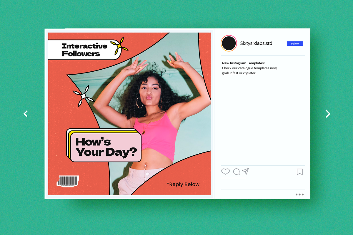 Pop Era 90s Vol.2 - Instagram Retro, a Social Media Template by Sixtysix Labs (Photo 6 of 10)