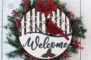 Cardinal SVG | Welcome Sign SVG, a Graphic by Cloud9DesignSVG (Thumbnail 1 of 4)