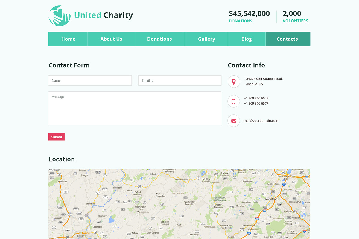 Charity PSD Website Template, a Websites & App Template by WebbyTemplates (Photo 8 of 8)