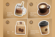 Coffee Shop 3D Icons, an Object 3D Model by Rakata Studio (Thumbnail 2 of 5)