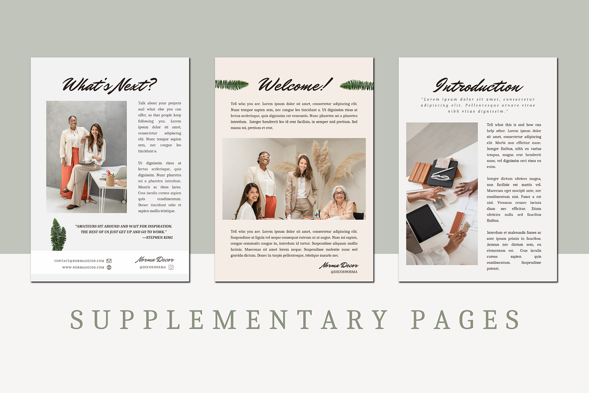 WORKBOOK CANVA TEMPLATE, a Print Template by The Little Lily Studio (Photo 2 of 4)