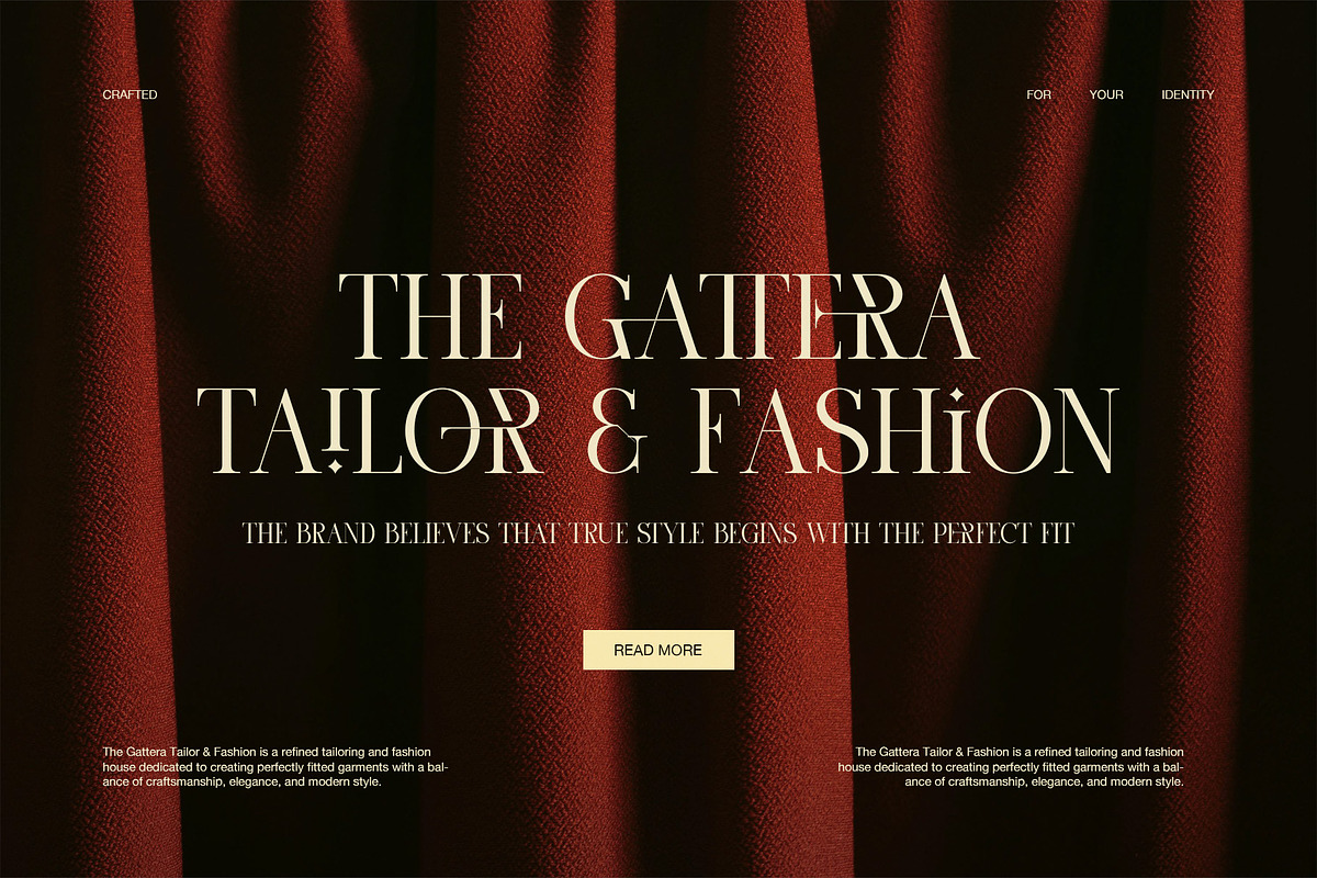Saore Luxury Ligature Serif Font, a Serif Font by Perfectype (Photo 5 of 8)