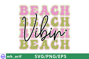 Retro Summer Beach Varsity SVG PNG, a Graphic by mh_arif (Thumbnail 1 of 3)