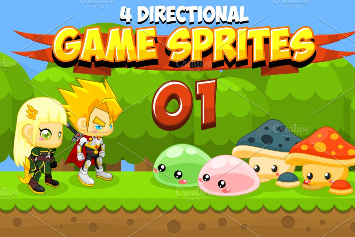 Game Sprites 1, an Illustration by pzUH (Photo 1 of 3)