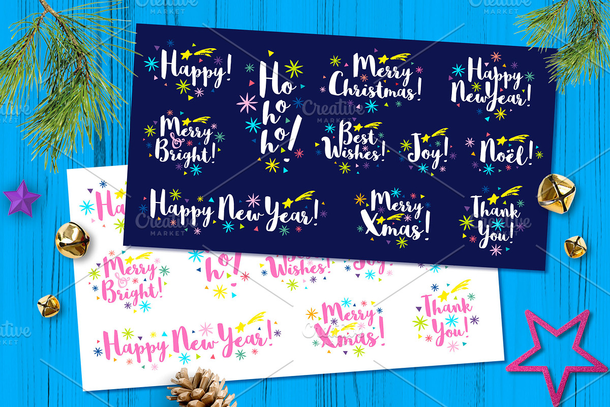 Christmas Night Magical Forest Set, an Object Graphic by Iraida_Bearlala (Photo 7 of 11)