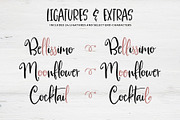 Moonflowers Font Family, a Script Font by Callie Rian & Co. (Thumbnail 7 of 14)