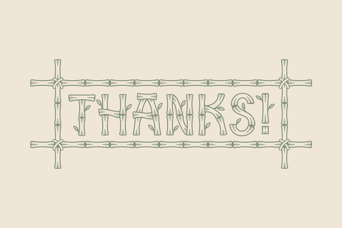 Hawaiian Bamboo Font Duo, a Sans Serif Font by NienowBrand (Photo 12 of 12)