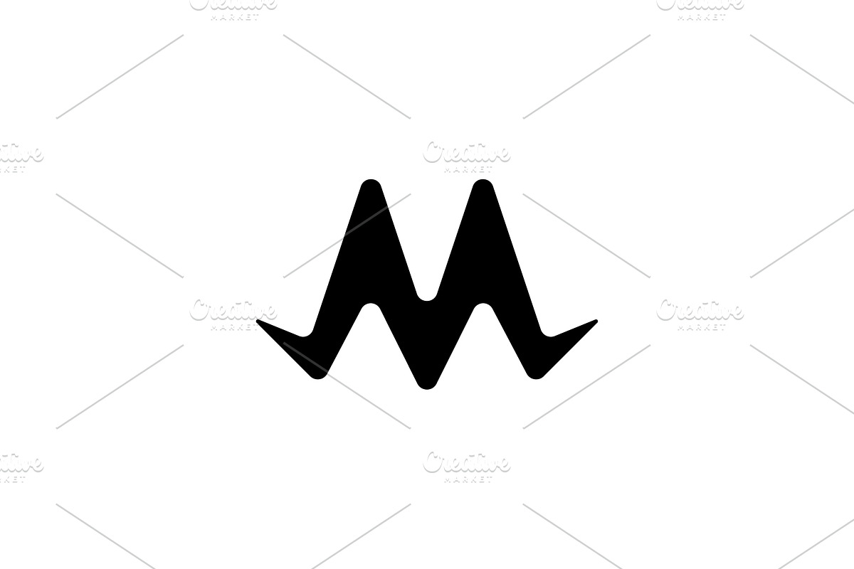 Letter M Unique Logo, a Branding & Logo Template by kurostd