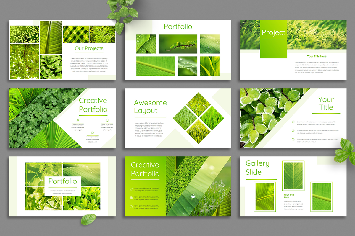 Leaf - Powerpoint Template, a Presentation Template by Helga_Design (Photo 4 of 13)
