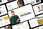 Creative Portfolio Resume Powerpoint, a Presentation Template by Hammad Arif (Thumbnail 1 of 3)