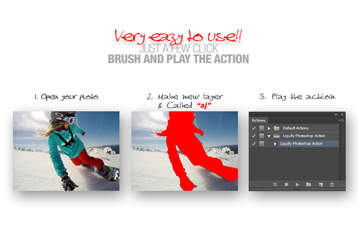 Liquify Photoshop Action, an Action Add-On by Amorjesu.com (Photo 2 of 12)