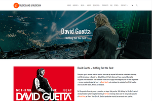 Music Band Musician WordPress Theme