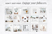 Instagram Template Bundle | Linen, a Social Media Template by Thirty One Palms Studio (Thumbnail 2 of 12)