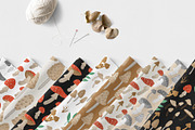Mushroom pattern collection, a Pattern Graphic by Alona Savchuk (Thumbnail 5 of 7)
