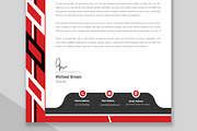 Letterhead Design Template, a Stationery Template by MightyDesign (Thumbnail 3 of 8)