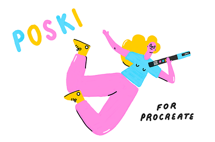 Poski Markers for Procreate