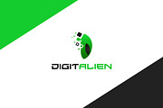 Digital Alien Logo Template, a Branding & Logo Template by Avartde Creative (Thumbnail 2 of 2)