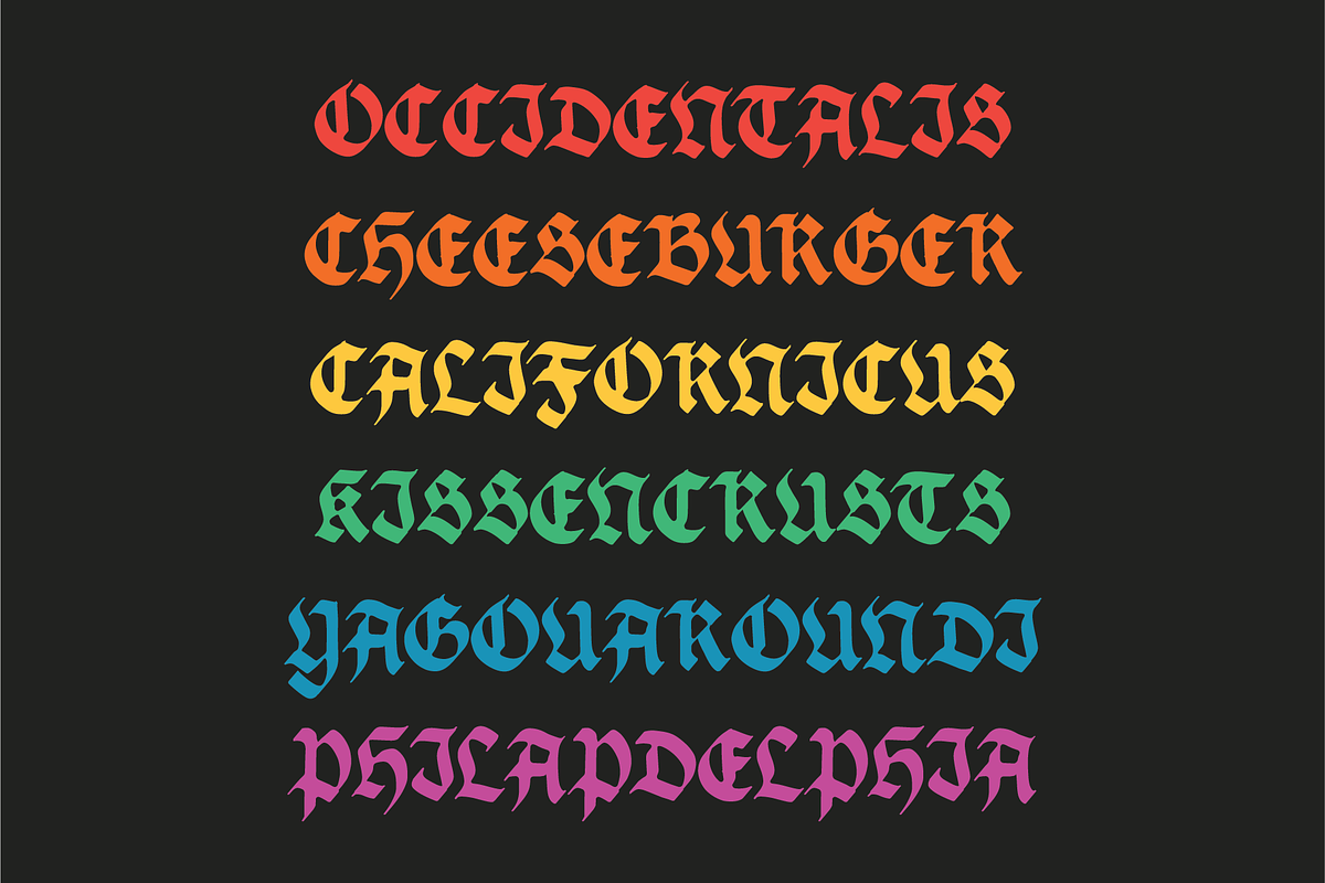 Inkspell Hand-Lettered Blackletter, a Blackletter Font by FontDuo (Photo 6 of 6)