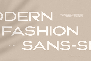 Modeling - Modern Fashion Sans Serif