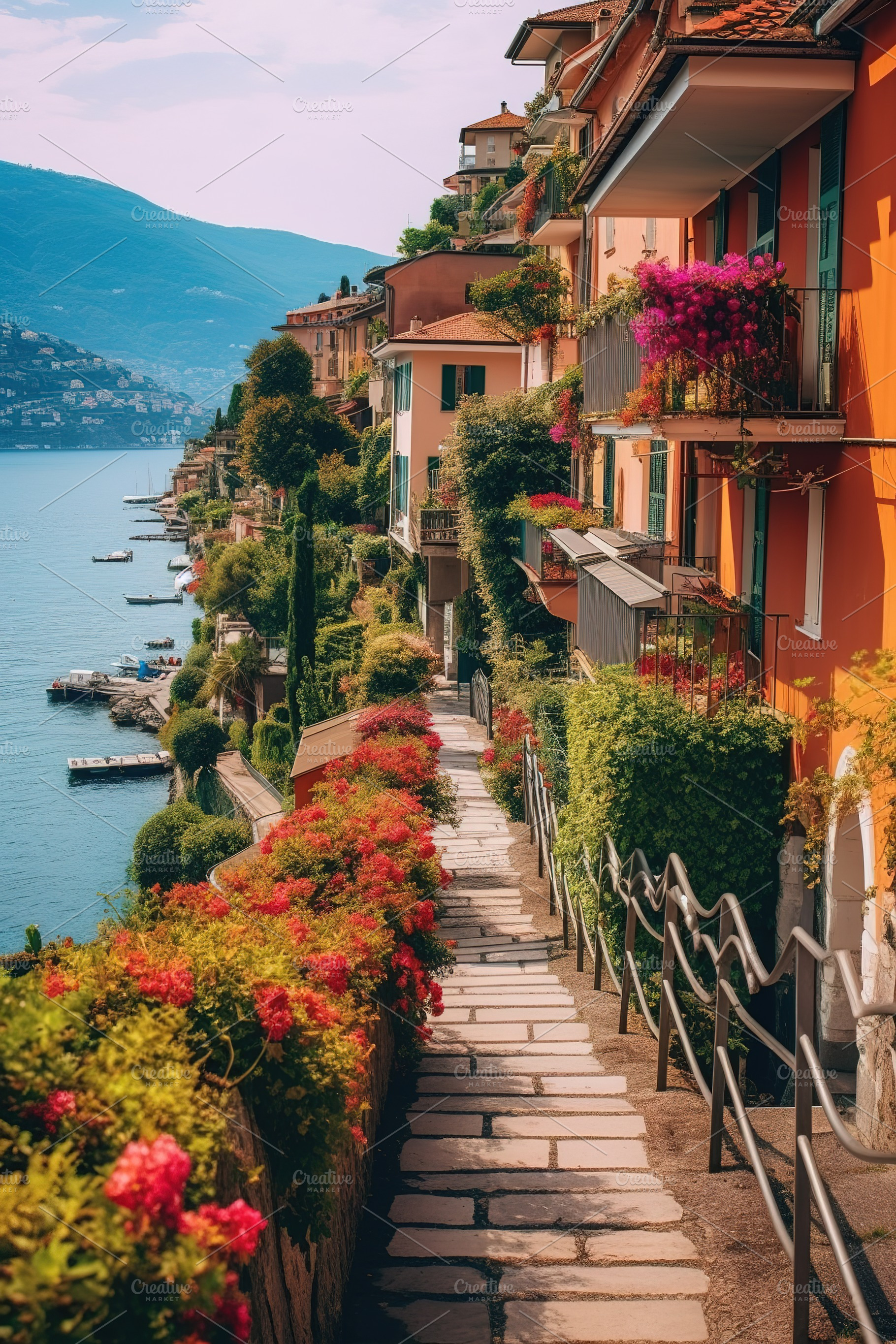 instagrammable street in italy, a Holiday Photo by Virgo Studio