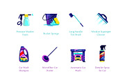 Car Wash Tools, an Object Graphic by Deemak Daksina (Thumbnail 3 of 3)