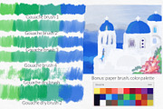 Painterly gouache brushes, a Brush Add-On by Let's Art (Thumbnail 2 of 5)