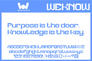 Human Life font, a Sans Serif Font by weknow (Thumbnail 4 of 8)