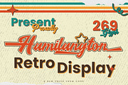Hamilangton - Retro Display Font, a Script Font by Dhabee (Thumbnail 2 of 17)