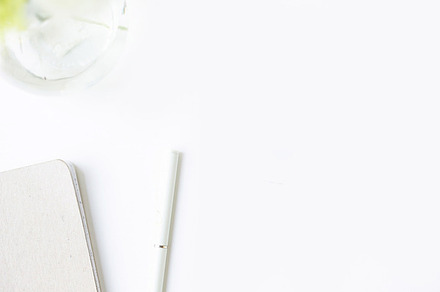 Blank notebook on desk preview 6