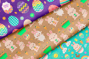 Cute & Happy Easter Clipart Set