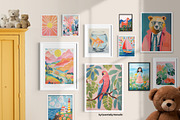 Eclectic Gallery Art - 6 in 1 Bundle, a Background Graphic by Essentially Nomadic (Thumbnail 9 of 21)