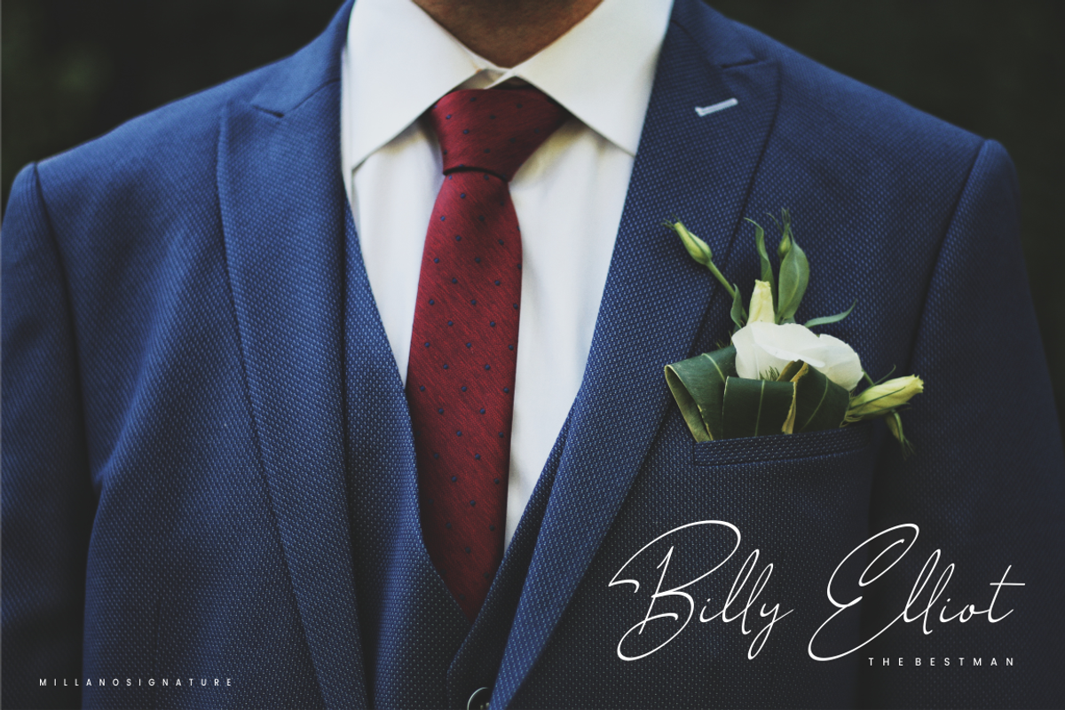 Millano // Signature Font preview 4