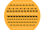 Procreate Boho Border Brushes, a Brush Add-On by AnniaArt (Thumbnail 3 of 4)