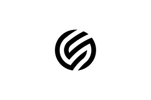 Letter CS and Circle Logo Design