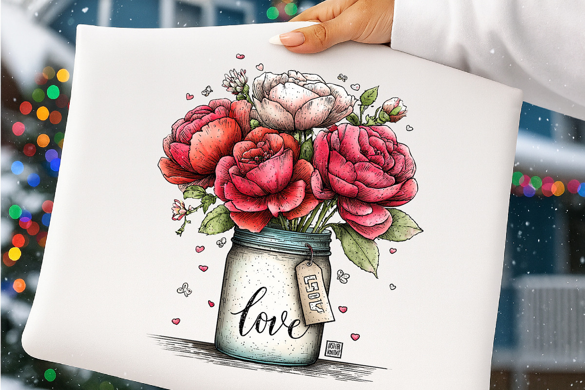 Whimsical flowers spring clipart, an Illustration by SinaCreation (Photo 10 of 11)