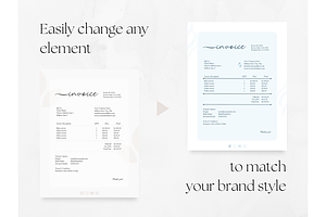 Invoice Editable Template