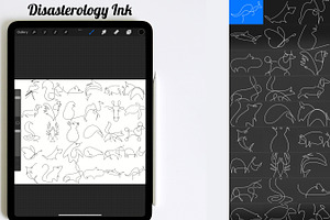 Abstract Animal Line Art Set 1