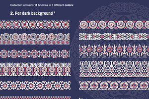 Indian Style Pattern Brushes For AI