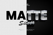 Text Effect Matte Silver, a Layer Style Add-On by Navy Graphic (Thumbnail 2 of 2)