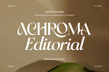 Achroma Editorial