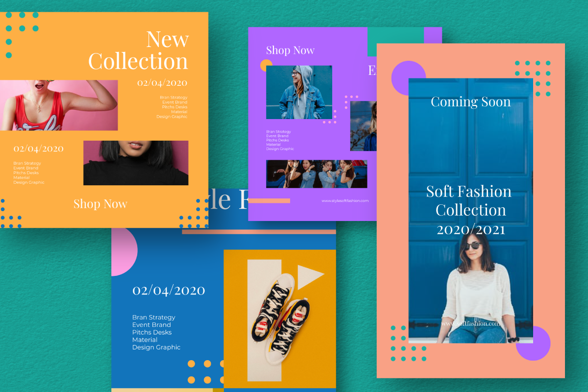 Soft Fashion Instagram Template, a Social Media Template by Inkofert (Photo 11 of 12)