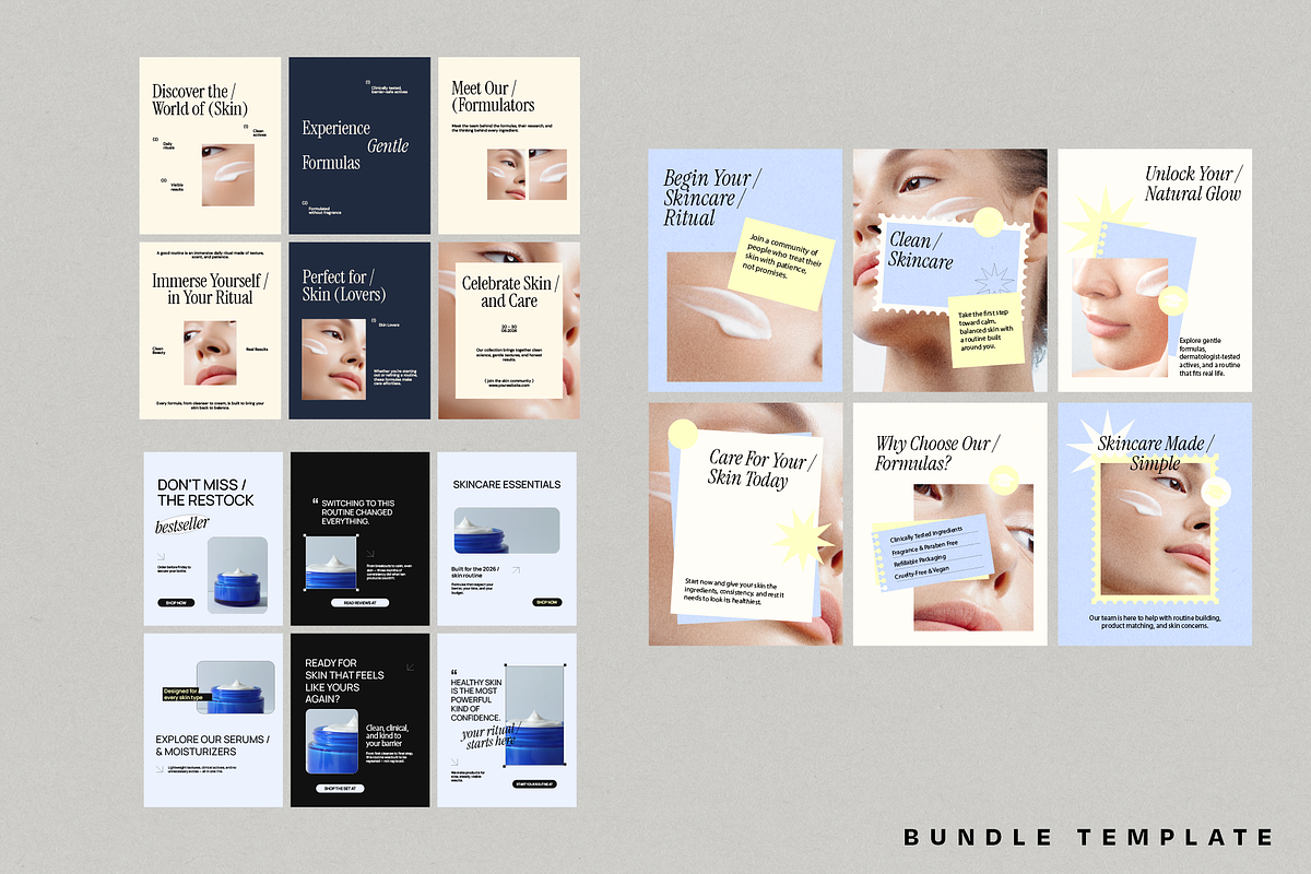 Instagram Template Bundle, a Social Media Template by GAZINEOGRAPHIC (Photo 1 of 4)