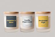 Candle Label Template, a Branding & Logo Template by KnowyourLabel (Thumbnail 1 of 4)