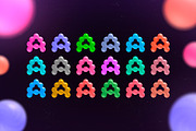 CANDY 3D BUBBLE FONT VECTOR, a Handwritten Font by BonkiStudio (Thumbnail 4 of 9)